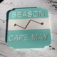 Load image into Gallery viewer, New Jersey Beach Badge 7" x 7" with Free Shipping