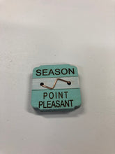 Load image into Gallery viewer, New Jersey Beach Badge Magnet 1 1/2" x 1 1/2" with Free Shipping