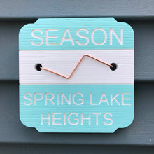 Load image into Gallery viewer, New Jersey Beach Badge 7" x 7" with Free Shipping